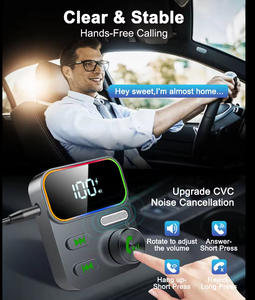 Agetunr J45 nuevo caliente portátil Bluetooth V5.3 receptor inalámbrico Adaptador convertidor coche Aux Bluetooth Audio música receptor 3,5mm - Product Image 3