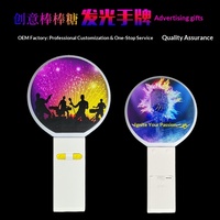 Vente en gros usine : Enseigne lumineuse fluorescente créative en forme de sucette pour Halloween, remise de diplôme, festival, gala, concert, publicité, cadeau