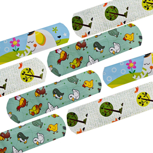 Custom Logo Afdrukken Kids <span class=keywords><strong>Cartoon</strong></span> Pleisters Zelfklevende Band Pleister In Papieren Kaarthoes Groothandel Plastic Pe - Product Image 1