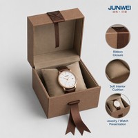Caja de Embalaje de Joyería Personalizada de Alta Gama, Ecológica, de Cartón Corrugado, para Anillos, Pulseras, Pendientes y Relojes