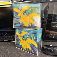 Étui personnalisé en acrylique UV 5 mm et 6 mm pour boîte d'entraînement d'élite TCG Ascended Heroes - Affichage et rangement magnétiques