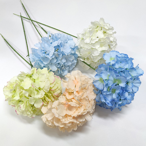 Hoa cẩm tú cầu trắng chất lượng cao, cành đơn, số lượng lớn, hoa giả dùng trang trí vòm cưới và vật liệu hoa. - Product Image 4