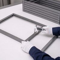 Écran publicitaire double face sur mesure avec cadre en aluminium, moulage de précision par pliage, affichage LED OEM