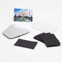 Nouvelle machine manuelle pour la fabrication de badges rectangulaires en fer blanc et d'aimants de réfrigérateur, 80x53mm, avec aimant souple