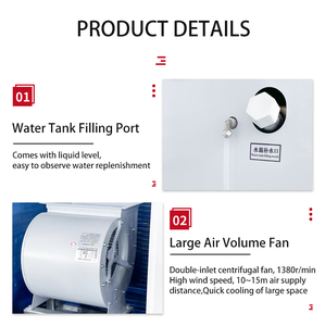Large Area Kitchen Cooling with Multiple air Outlets for Industrial Air Conditioning - Product Image 2