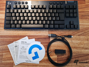 Logitech คีย์บอร์ดเล่นเกมแบบกลไกไร้สาย tkl tenless keyless <span class=keywords><strong>G915</strong></span>แบบดั้งเดิม - Product Image 2