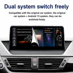 หน้าจอแอนดรอยด์ 14 ขนาด <span class=keywords><strong>10</strong></span>.25 นิ้ว/12.3 นิ้ว สำหรับรถยนต์ BMW X1 E84 ความจุ 4+64GB รองรับ Wireless CarPlay และ <span class=keywords><strong>Android</strong></span> Auto พร้อม DSP ความละเอียด 1920x720 หน้าจอป้องกันแสงสะท้อน รองรับ 4G LTE - Product Image 2