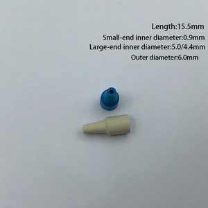 Funda de alivio de tensión de fibra óptica SC de 15.5mm de longitud, funda de cola corta mini de 0.9mm para cable de conexión de fibra óptica con amortiguación apretada de 0.9mm - Product Image 1