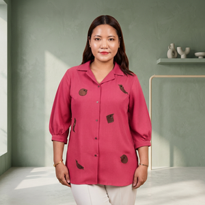 Camisa Elegante de Corte Regular para Mujer con Tela Suave para Oficina y Viajes, Compre Directamente del Proveedor - Product Image 3