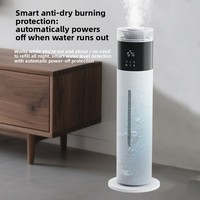 Humidificateur sur pied en plastique 8L, nouveau modèle 2026, pour la maison, avec purification d'air UV et nébuliseur ultrasonique d'arômes 25W
