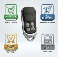 Télécommande automatique pour ouvre-porte de garage SMG-015 Foresee 443.92 à code roulant avec 4 boutons