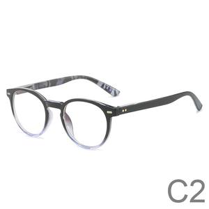 Moda Vintage redondo enfoque único Unisex PC marco ligero <span class=keywords><strong>presbicia</strong></span> azul bloqueo de luz mujeres hombres <span class=keywords><strong>gafas</strong></span> de lectura - Product Image 4