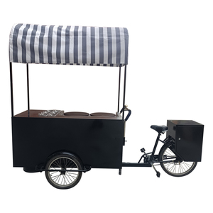 Chariot de nourriture mobile personnalisé, pliable, en métal, pour la vente de snacks - Product Image 1