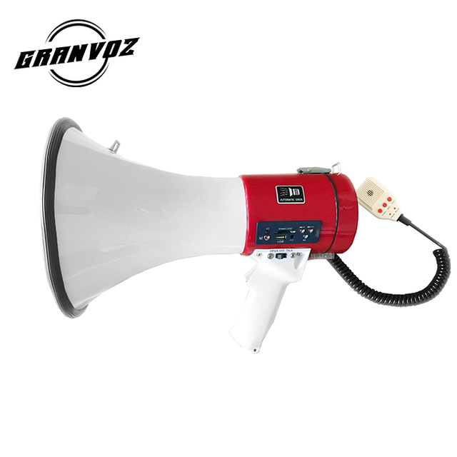 Megafono 12V Blue-tooth Wireless Loud Speaker SD/USB Portable Horn Speaker Car Megaphone With Music ER-66USB CA