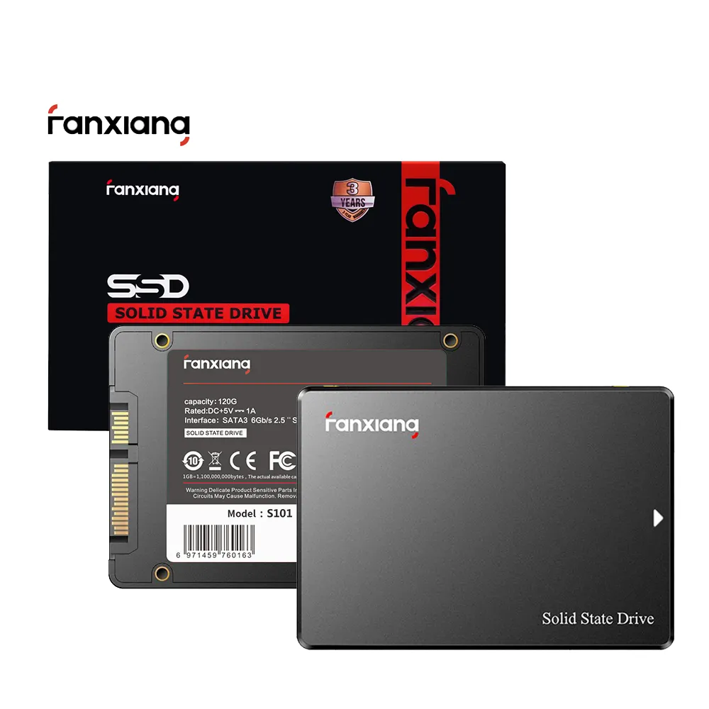 Profesyonel tedarikçi 3D Nand dahili 64 120 128 240 250 256 480 500 512 960 GB 1 2 TB Sata3 SSD katı hal diski sabit diskler