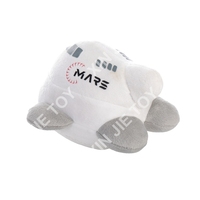 Peluche avion personnalisée avec motif imprimé, jouet en peluche avion avec logo personnalisé, jouet en peluche avion design dessin animé