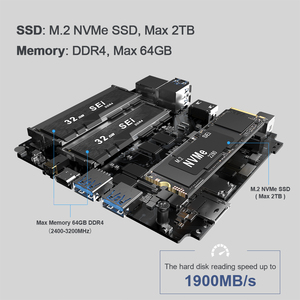 Dengan Harga Murah Portable Mini Komputer Pc 10th Generasi Es Lake <span class=keywords><strong>I3</strong></span>-1005G1 1.2GHz Turbo 3.4Ghz 2C 4T Mendukung 4MB Smart Cache - Product Image 3