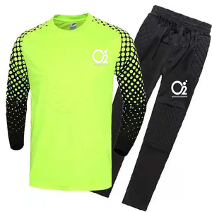 Camiseta de Portero de Fútbol de Manga Larga OEM de Alta Calidad, Uniformes con Impresión Digital, Ropa Deportiva Genérica, Diseño de Logotipo Personalizado - Product Image 2