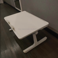 Table d'appoint portable pliable en MDF à angle réglable pour ordinateur portable, plateau de lit, travail, étude, petit-déjeuner, surface métallique pliable, personnalisable, vente en gros