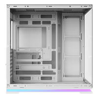 Caja de computadora SAMA PC de vidrio templado ATX CPU Gaming Gabinete de PC de escritorio Chasis de computadora con pantalla