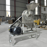 Machine à broyer les aliments à haute vitesse pour la pâte de sauce chili, en acier inoxydable 304, moulin à poudre de feuilles sèches et de dattes, prix en Italie