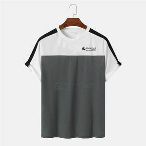 Camiseta de punto de media manga para gimnasio Juvenil de la mejor calidad, ligera, 100% de algodón, cuello redondo, patrón sólido, impresión Digital personalizable - Product Image 1