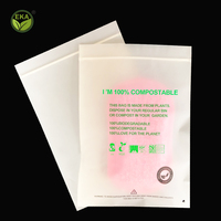 Bolsas de Correo Compostables Ecológicas Personalizadas de PLA+Almidón de Maíz, Bolsas de Embalaje Biodegradables para Ropa y Gafas con Cierre Hermético