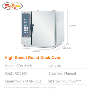 Itop — <span class=keywords><strong>mini</strong></span> table de cuisine commerciale, en acier inoxydable, <span class=keywords><strong>four</strong></span> électrique à grande vitesse, rôti de canard - Product Image 2