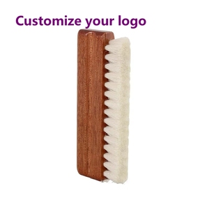 Brosse de nettoyage pour disques vinyles en poils de chèvre naturels, pour lecteur LP, éliminateur de poussière, accessoire audio domestique, outil pratique, en promotion - Product Image 1