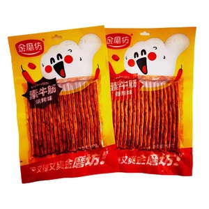 Golden Mill Plain <strong>Beef</strong> <strong>Tendon</strong> 100g Spicy Bar Roasted Gluten Fragrant and Spicy BBQ Flavor Spicy and Chewy Snacks - Product Image 6