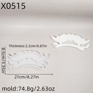 แม่พิมพ์ทำมือทำจากเรซินสำหรับตกแต่งแบบทำมือแม่พิมพ์เครื่องมือทำเค้กซิลิโคน X0515สไตล์อิน - Product Image 5