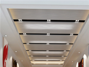 Plafond en aluminium sur mesure, panneau mural suspendu, pour les halls de centres commerciaux - Product Image 1