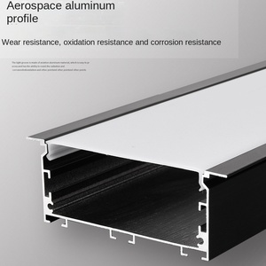 Đình chỉ tuyến tính ánh sáng <span class=keywords><strong>LED</strong></span> dải nhôm kênh với PMMA acrylic khuếch tán bìa cho <span class=keywords><strong>LED</strong></span> Nhôm hồ sơ - Product Image 3