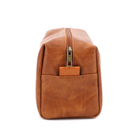 Trousse de Toilette de Voyage Unisexe de Luxe pour Hommes, Organisateur de Maquillage et de Beauté, Pochette pour Rasoir et Nettoyant Facial, Idéale pour l'Avion, avec LOGO
