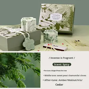 Set Regalo Creativo di Candele Aromaterapiche in Cera di <span class=keywords><strong>Soia</strong></span> Ecologica per Interni, Vendita all'Ingrosso per Regali Festivi - Product Image 6