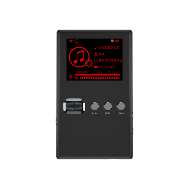 Master-Grade DSD256 Lossless HiFi Music Player, CNC Aluminum Alloy & 40H Long Battery Life