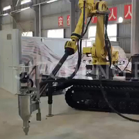 Robot d'impression 3D mobile sur chenilles pour béton, système d'impression pour la construction de maisons et villas à grande échelle