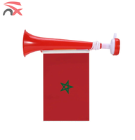 Trompettes de supporters pour événements sportifs en gros 2026, drapeaux d'Haïti, d'Écosse, d'Égypte, du Maroc, de Curaçao, pour les fans de football