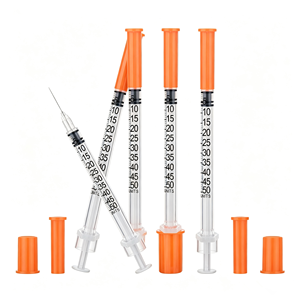 Seringues à insuline 1 ml, calibre 31, pour soins vétérinaires, U100, 6 mm, 50 unités, <span class=keywords><strong>seringue</strong></span> hypodermique - Product Image 6