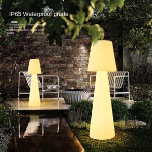 Luxe Blanc En Plastique À Distance RVB Couleurs Changeantes Led Champignon Lampadaires Illuminé Décoration Lampadaire Debout Moderne - Product Image 6