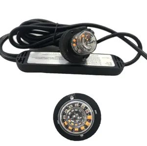 Lampu Strobo Tersembunyi LED 3 Watt, dengan 12 LED Di Kepala Mobil, Kit Strobo Tersembunyi, Lampu Kilat