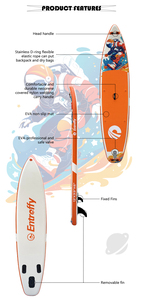 Planche de surf <span class=keywords><strong>gonflable</strong></span> en PVC/EVA de haute qualité Offre Spéciale avec pompe pour sports nautiques - Product Image 5