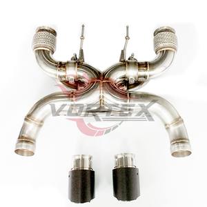 Vortex 304 Stainless Steel Valved Catback Exhaust for McLaren 720S 4.0T V8 2017-2024 Remote Control with Aggressive Sound - Product Image 1