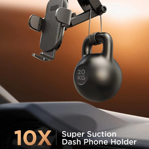 Supporto per Telefono in Fibra di Carbonio con Rotazione a 360°, Design 3-in-1 per Parabrezza e Cruscotto - Product Image 3