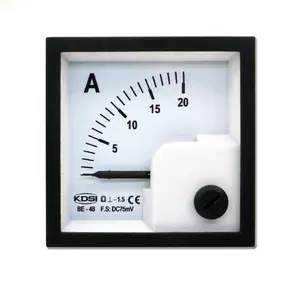 Durable In Use BE-48 DC75mV 20A Analog Panel DC Volt Ampere Meter