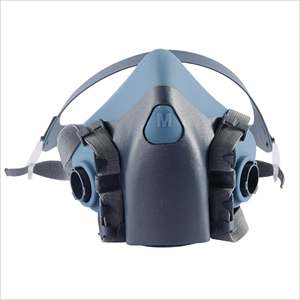 वायु शोधन पुन: प्रयोज्य श्वसन धूल 7502 आधा चेहरा गैस मास्क श्वसन सुरक्षा मास्क - Product Image 2