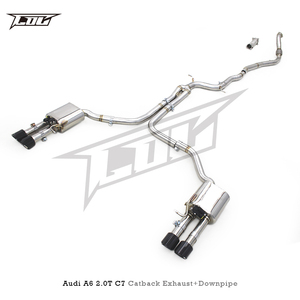 Boska Performance <span class=keywords><strong>Escape</strong></span> completo Catback Downpipe <span class=keywords><strong>Escape</strong></span> para <span class=keywords><strong>Audi</strong></span> <span class=keywords><strong>A6</strong></span> 2,0 T C7 2012-2018 Racing tubos de <span class=keywords><strong>escape</strong></span> - Product Image 3