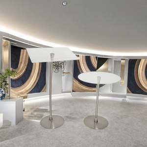 Có thể tái chế nhỏ bên bảng với <span class=keywords><strong>Acrylic</strong></span> hàng đầu và kim loại đứng phù hợp với bục giảng và cơ sở cho Nhà thờ đồ nội thất kệ trưng bày - Product Image 3