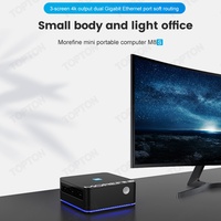 Nouveau Morefine Win 11 Mini PC 11e génération N5105 DDR4 2933 MHz Ultra-compact Ordinateur de poche Double LAN 3x4K@60Hz WiFi6 BT5.2 TV BOX
