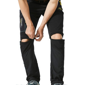 Pantaloni Convertibili da Escursionismo con Gambe Staccabili, Pantaloni Cargo ad Asciugatura Rapida con Cintura, Pantaloni 2-in-1 per Attività all'Aperto, Abbigliamento Tattico - Product Image 3